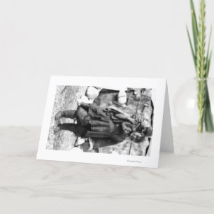 Carte Femme et enfant esquimaux en photographie de