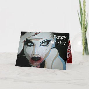 Carte 'Femme Fatale' Birthday Card