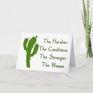 Carte Femme forte