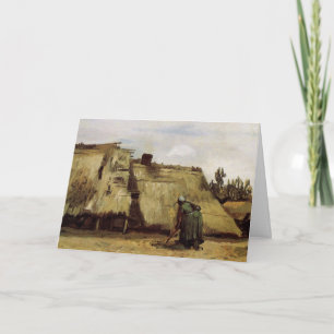 Carte Femme paysanne creusant le chalet par Vincent van 