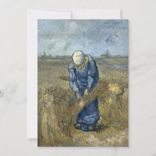 Carte Femme paysanne relie les cieux par Vincent Van Gog