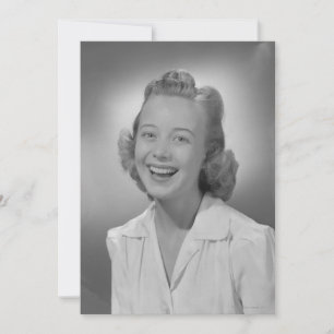 Carte Femme souriante