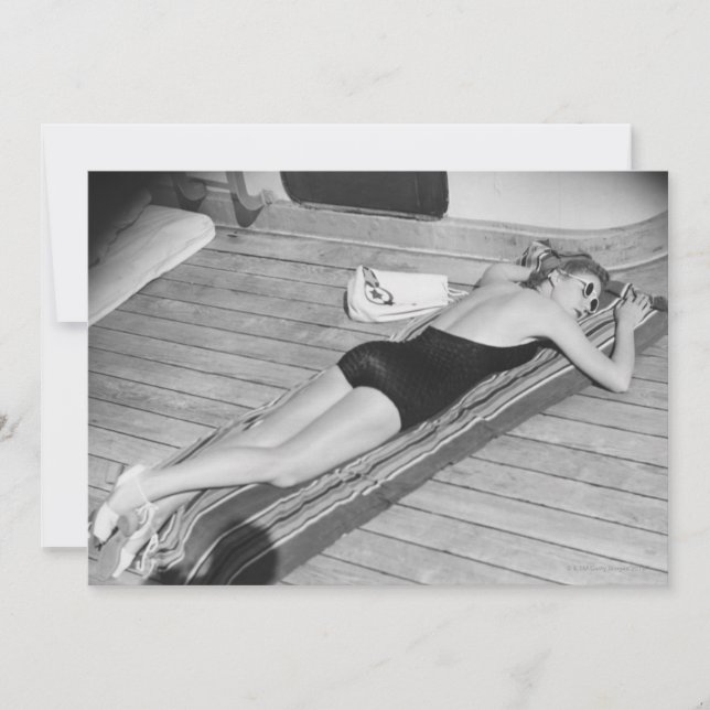 Carte Femme Sun Tanning (Devant)