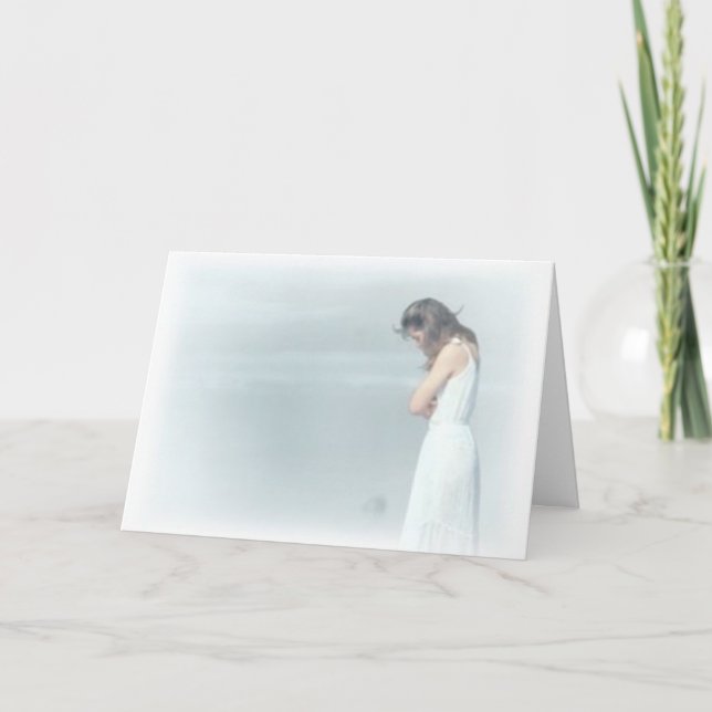 Carte femme triste (Devant)