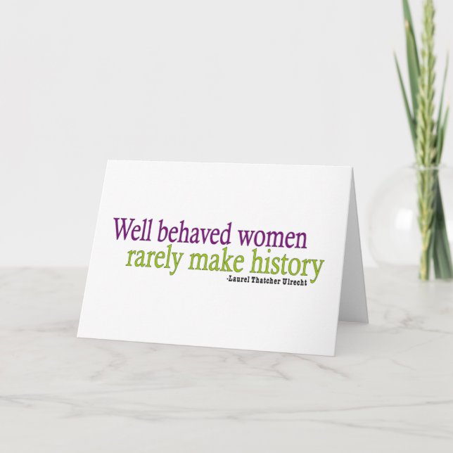 Carte Femmes bien conduites (Devant)