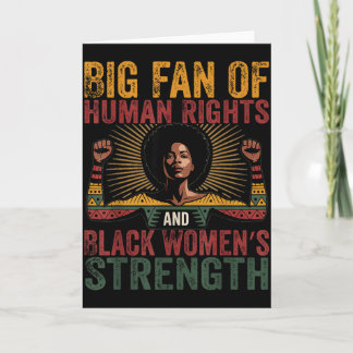Carte Femmes Mois de l'histoire des Noirs Sensibilisatio