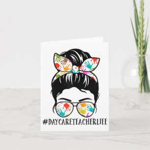 Carte Femmes Nn Garderie Enseignant Vie Messager Bun Mam