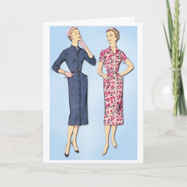Carte Femmes Rétro - La Vie Serait Si Ennuyante Sans Moi (Devant)