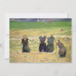 Carte Femmes se baignant à Dieppe de Paul Gauguin