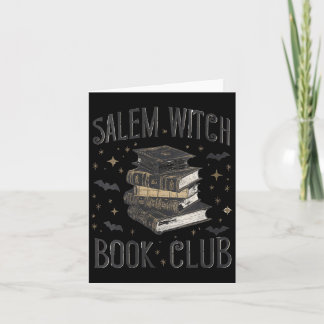 Carte Femmes Vintage Salem Book Club Chat Noir Bibliophi