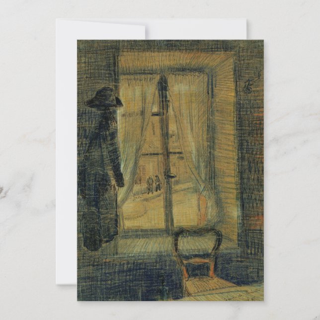 Carte Fenêtre du restaurant Le Tambourin par Vincent van (Devant)