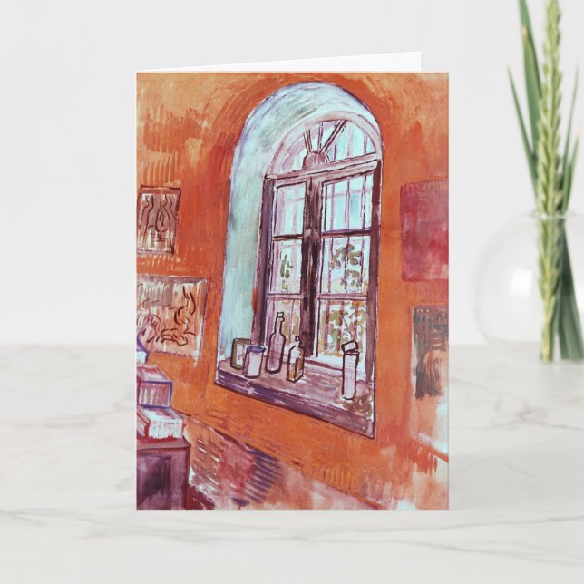 Carte Fenêtre du Studio de Vincent van Gogh à l'Asile (Devant)