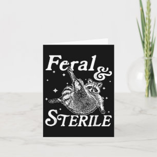 Carte Feral Et Stérile, Funny Raccoon Meme