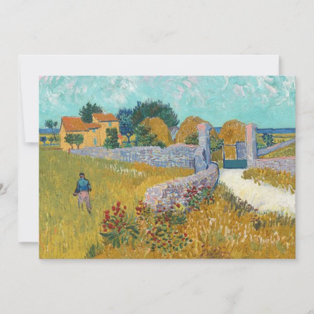 Carte Ferme en Provence | Vincent van Gogh (Devant)