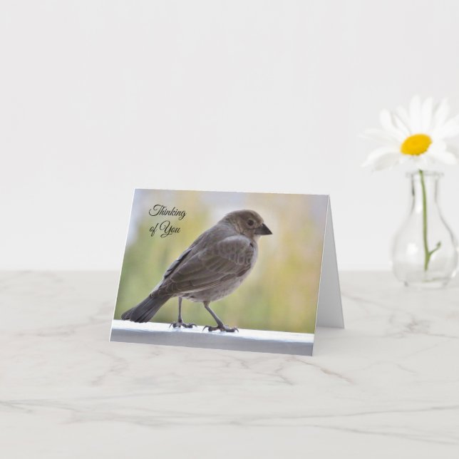 Carte Fermer dans mon coeur et mes prières - Penser à vo (Petite plante)