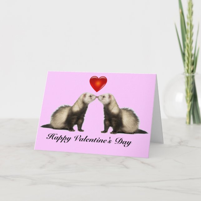 Carte Ferret Valentine (Devant)
