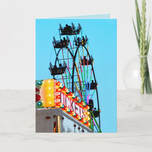 Carte Ferris Wheel Note Card (Devant)