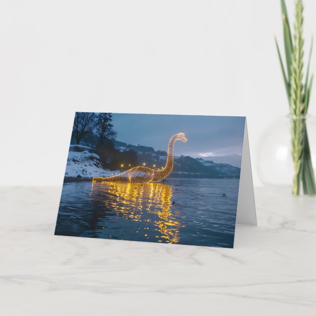 Carte Festif Loch Ness Glow (Devant)