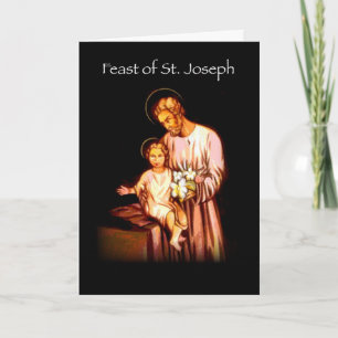 Carte Festin 3821 de noir de St Joseph