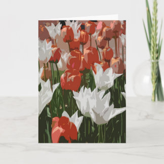 Carte Festival de tulipe