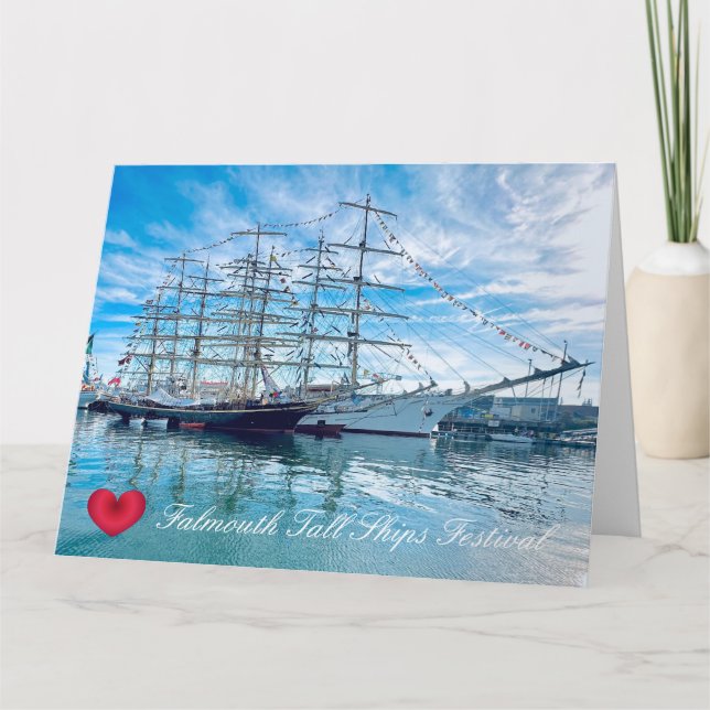 Carte FESTIVAL DES GRANDS VOILIERS DE FALMOUTH Cornouail (Devant)