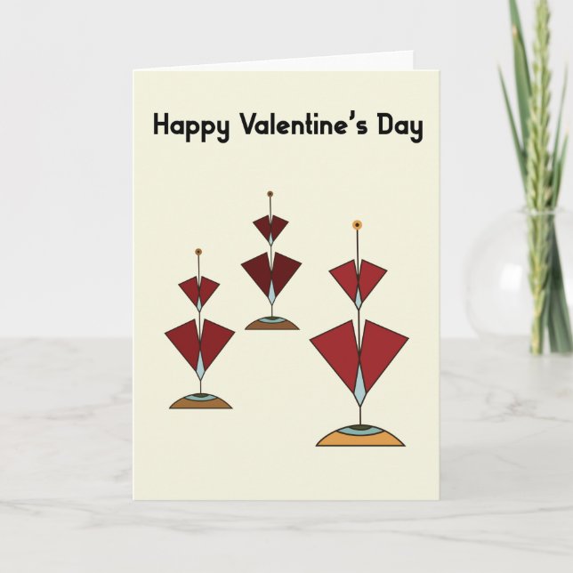 Carte Festival des Valentines modernes du milieu du sièc (Devant)
