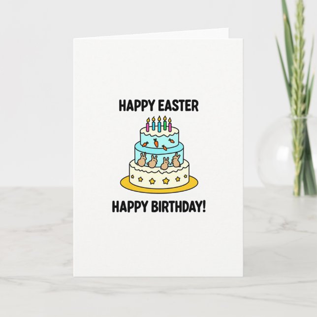Carte Festive Celebration Cake Card (Devant)