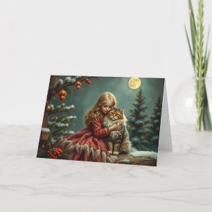 Carte Festive Chat