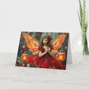 Carte Festive Fairy