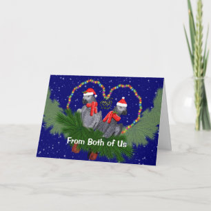 Carte Festive Featherballs (de nous deux)