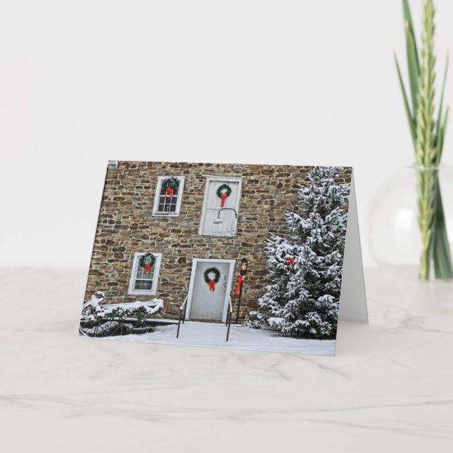 Carte Festive Mill Holiday (Devant)