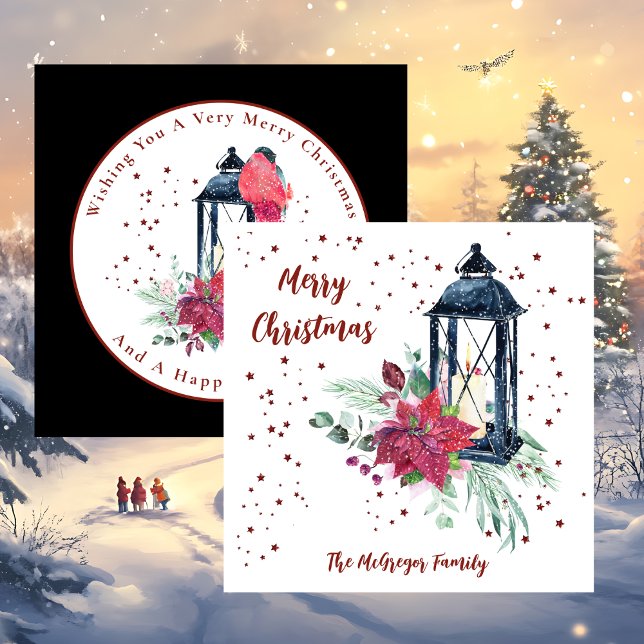 Carte Festive Modern Christmas Card (Festive Modern Christmas Card)
