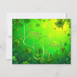 Carte Festive St. Patrick's Day Greys