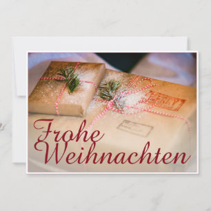 Carte Festliche Geschenke als Weihnachtsmotiv