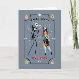Carte Fêtard & Squelettes Disney Jack & Sally