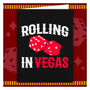 Carte Fête à Vegas Rolling à Vegas Las Vegas