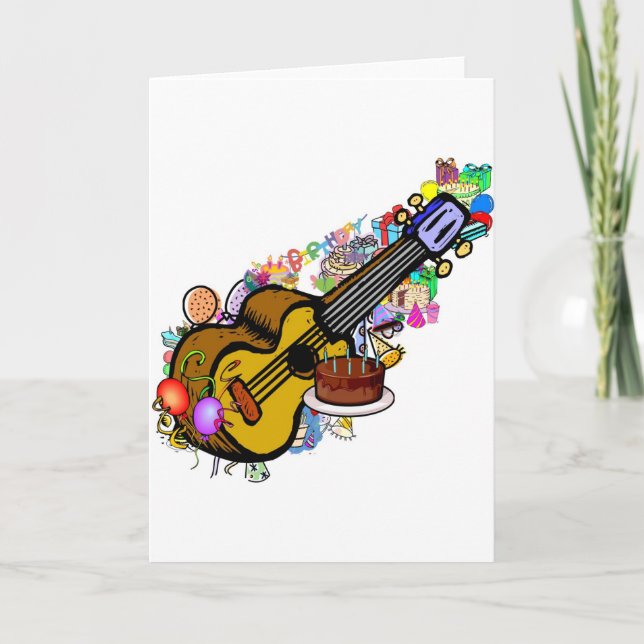 Carte fête d'anniversaire (Devant)