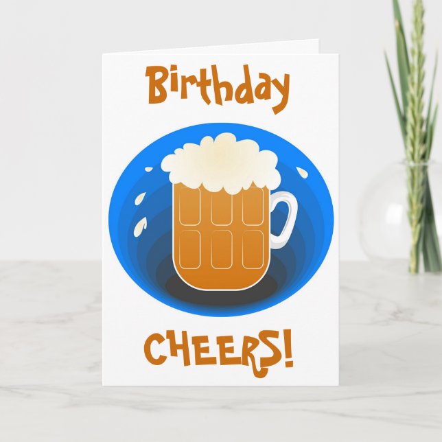 Carte Fête d'anniversaire ! (Devant)