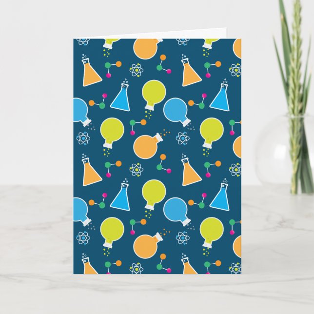 Carte Fête d'anniversaire de Mad Science Scientifique (Devant)
