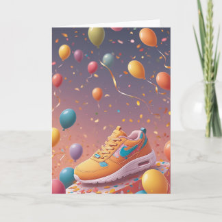 Carte Fête d'anniversaire Fitness Frenzy
