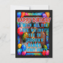 carte Fête d'anniversaire nouvelle