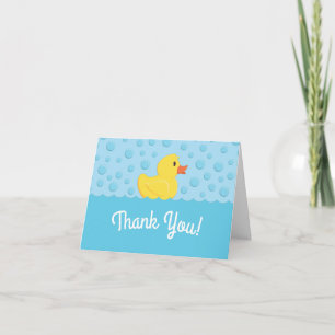 Carte Fête d'anniversaire pour bébé enfant Canard en cao