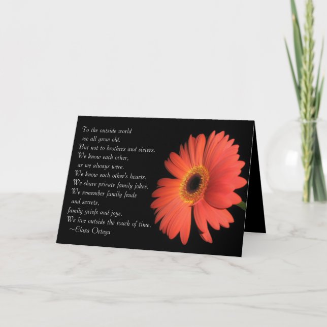 Carte Fête de frère / soeur (Devant)