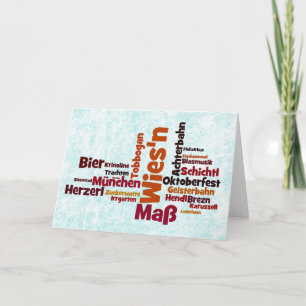 Carte Fête de la bière fête de la bière Octoberfest