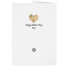 Carte Fête de la fille 1ère Mère