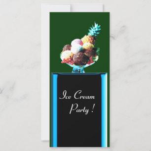 Carte FÊTE DE LA GLACE - BOUTIQUE DU DÉSERT, bleu rouge 