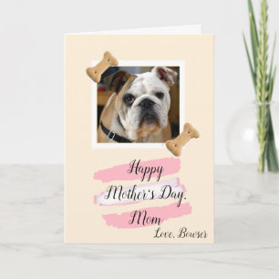 Carte Fête de la mère de chien Photo