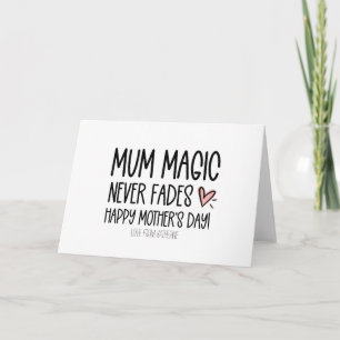 Carte Fête de la mère Magie Jamais Fades Drôle Fête des 