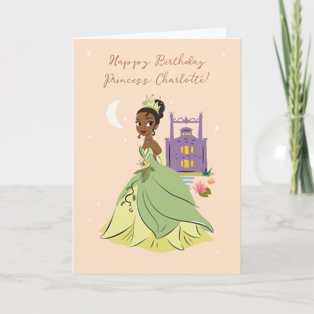 Carte Fête de la princesse Tiana (Devant)