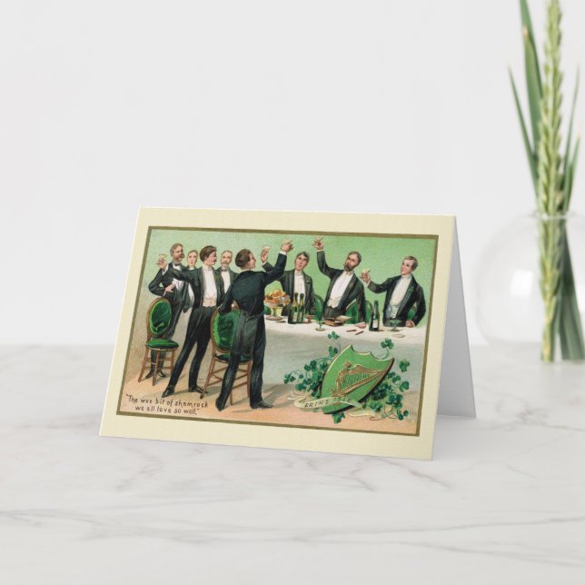 Carte Fête de la Saint-Patrick pour célibataires (Devant)